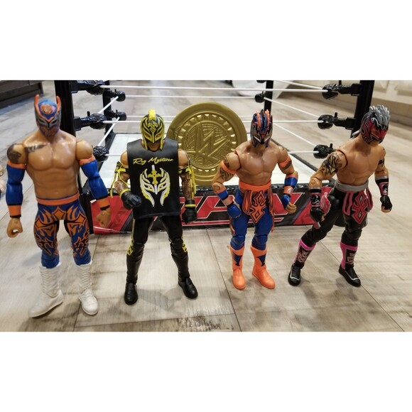 WWE ELITE LOT Of 36 COLLECTION Action Figure WWF RARE Cena Rock Mysterio Taker - Picture 12 of 16